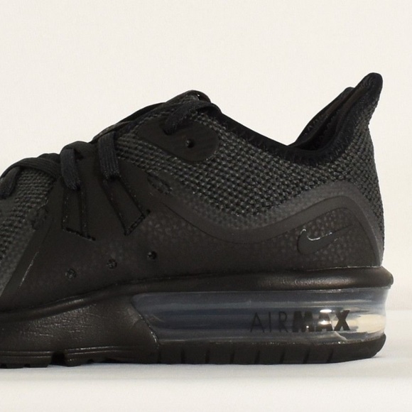 Nike Womens Air Max Sequent 3 Black/Anthracite Run - Picture 4 of 8